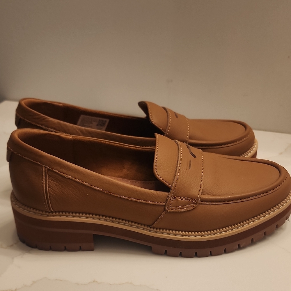 Tan Leather Loafers